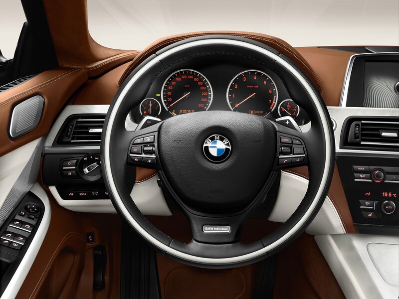 Interior of a Car — Brown, Neutral, Photograph, Steering Wheel, Dashboard