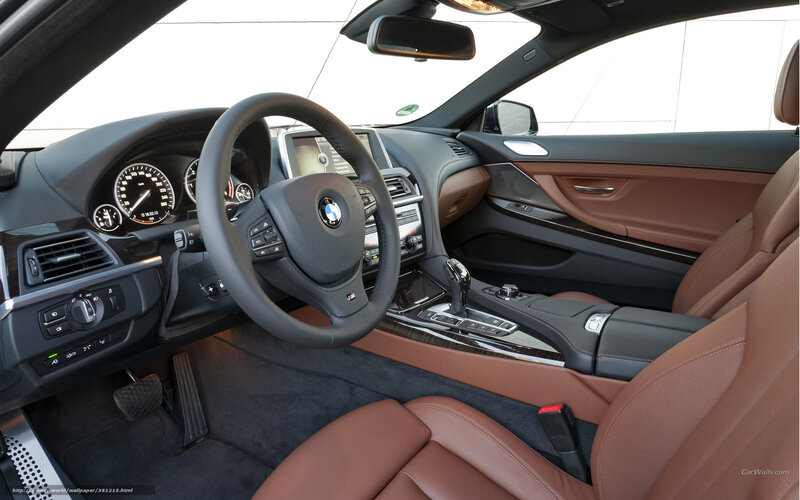 Interior of a Car — Brown, Neutral, Photograph, Steering Wheel