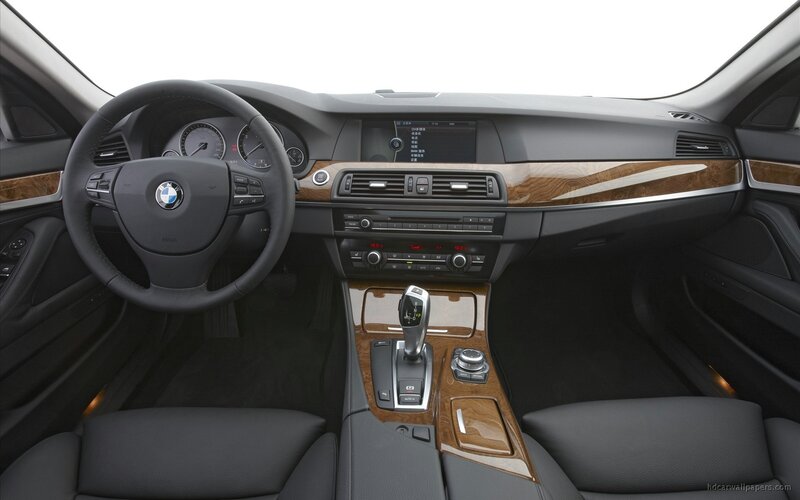 Interior of a Car — Center Console, Brown