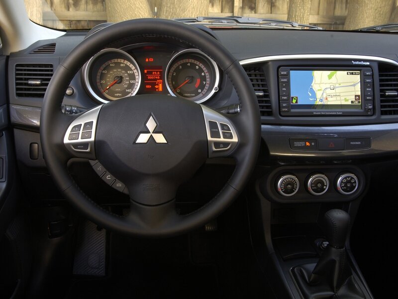 Interior of a Car — Dashboard, Infotainment Screen