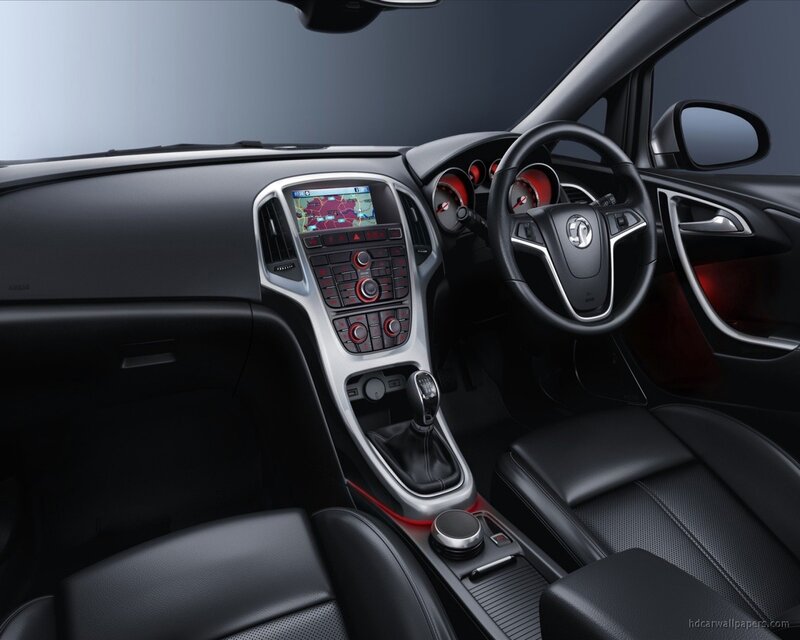 Interior of a Car — Dashboard, Red