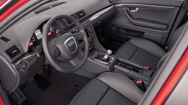 Interior of a Car — Gear Shift, Red