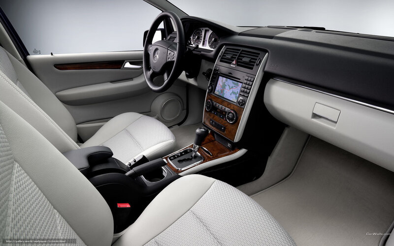 Interior of a Car — Gray, Neutral, Photograph, Steering Wheel, Center Console