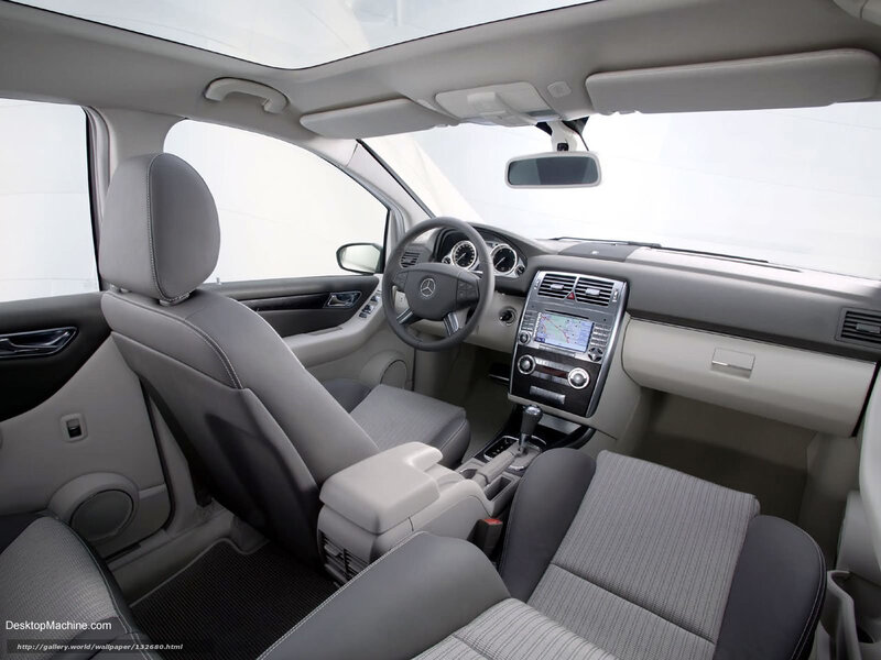 Interior of a Car — Gray, Neutral, Photograph, Steering Wheel, Dashboard, Sunroof
