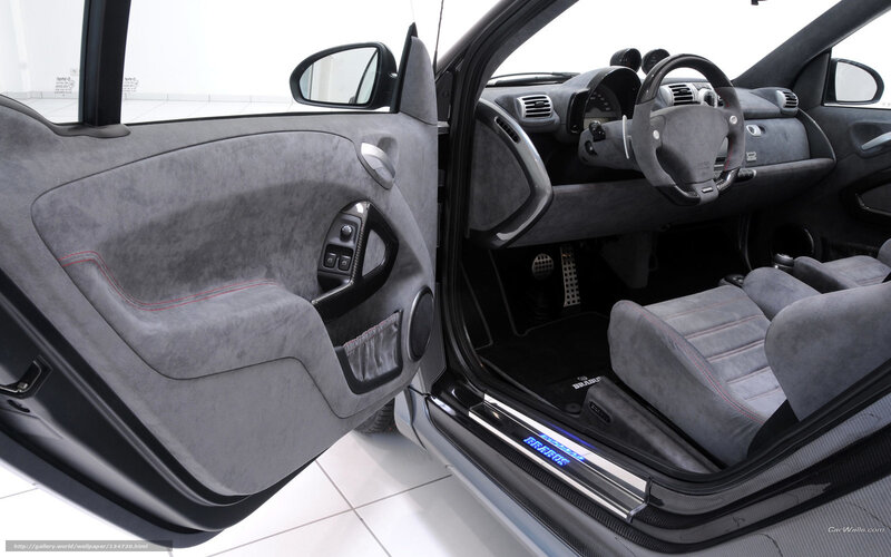 Interior of a Car — Gray, Neutral, Photograph, Steering Wheel, Door Panel