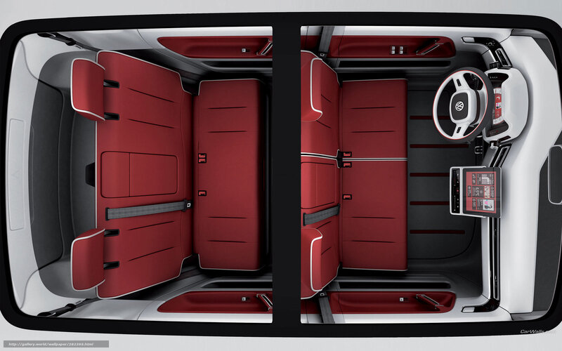 Interior of a Car — Red, Modern, 3d Render