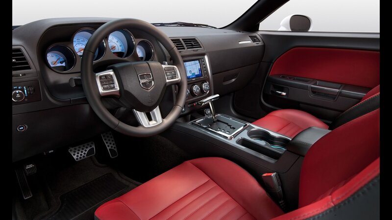 Interior of a Car — Red, Neutral, Photograph, Steering Wheel, Dashboard, Center Console
