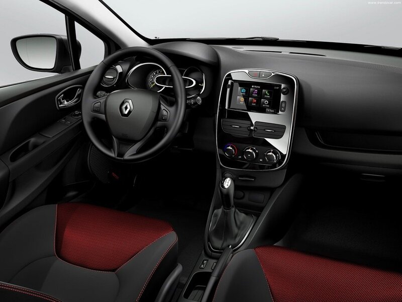 Interior of a Car — Steering Wheel, Red