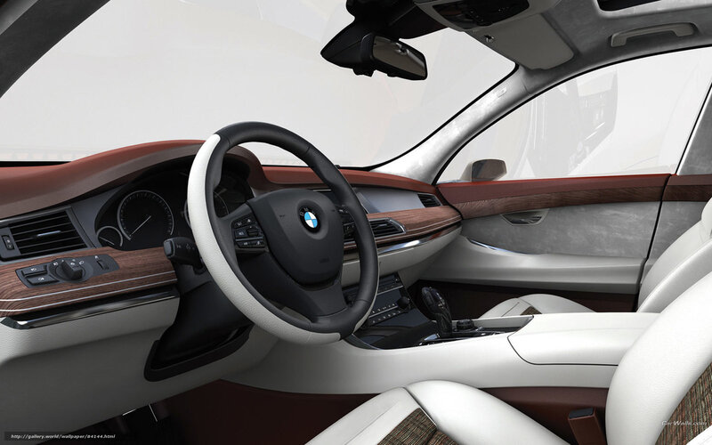 Interior of a Car — White, Modern, 3d Render