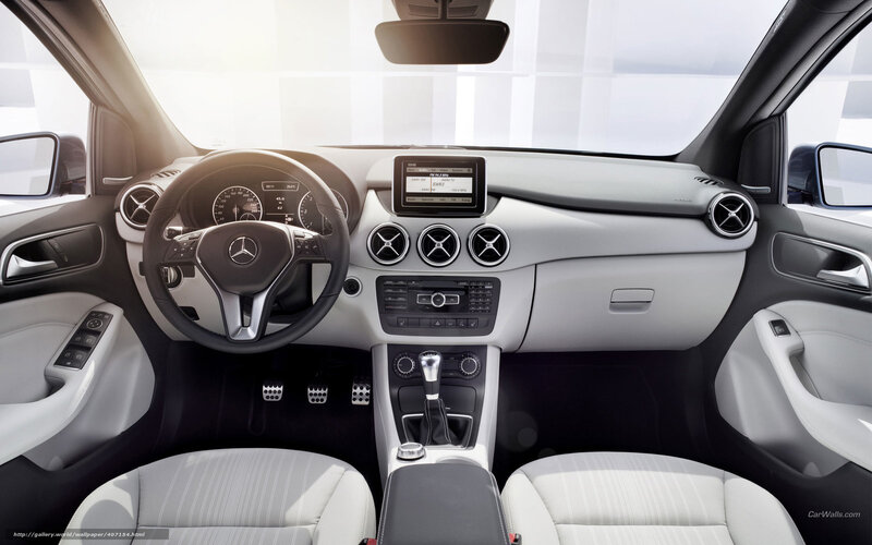 Interior of a Car — White, Modern, Photograph, Steering Wheel, Dashboard, Center Console