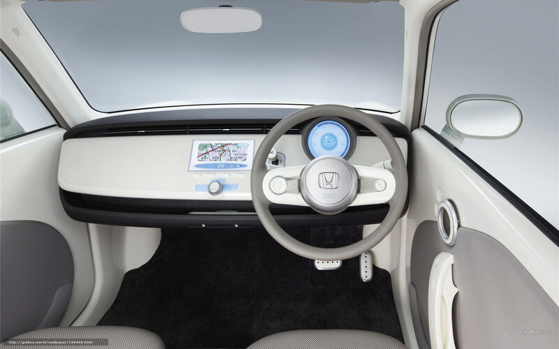 Interior of a Car — White, Neutral, Photograph