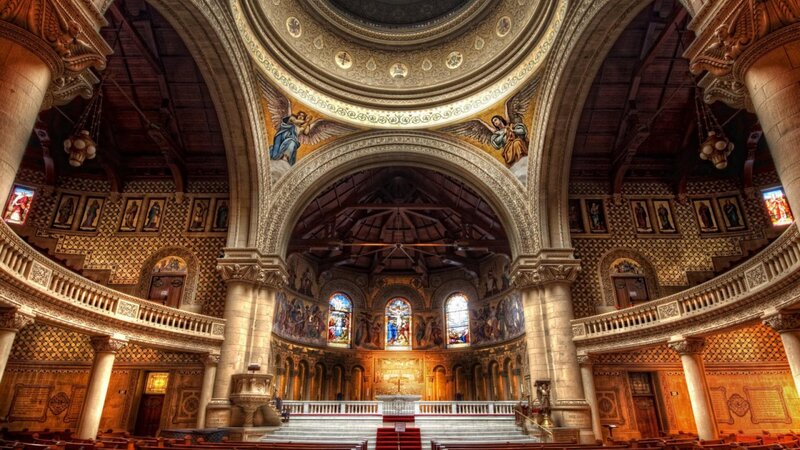 Interior of a Cathedral — Gold
