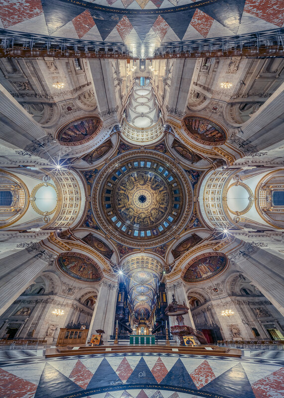 Interior of a Cathedral — White
