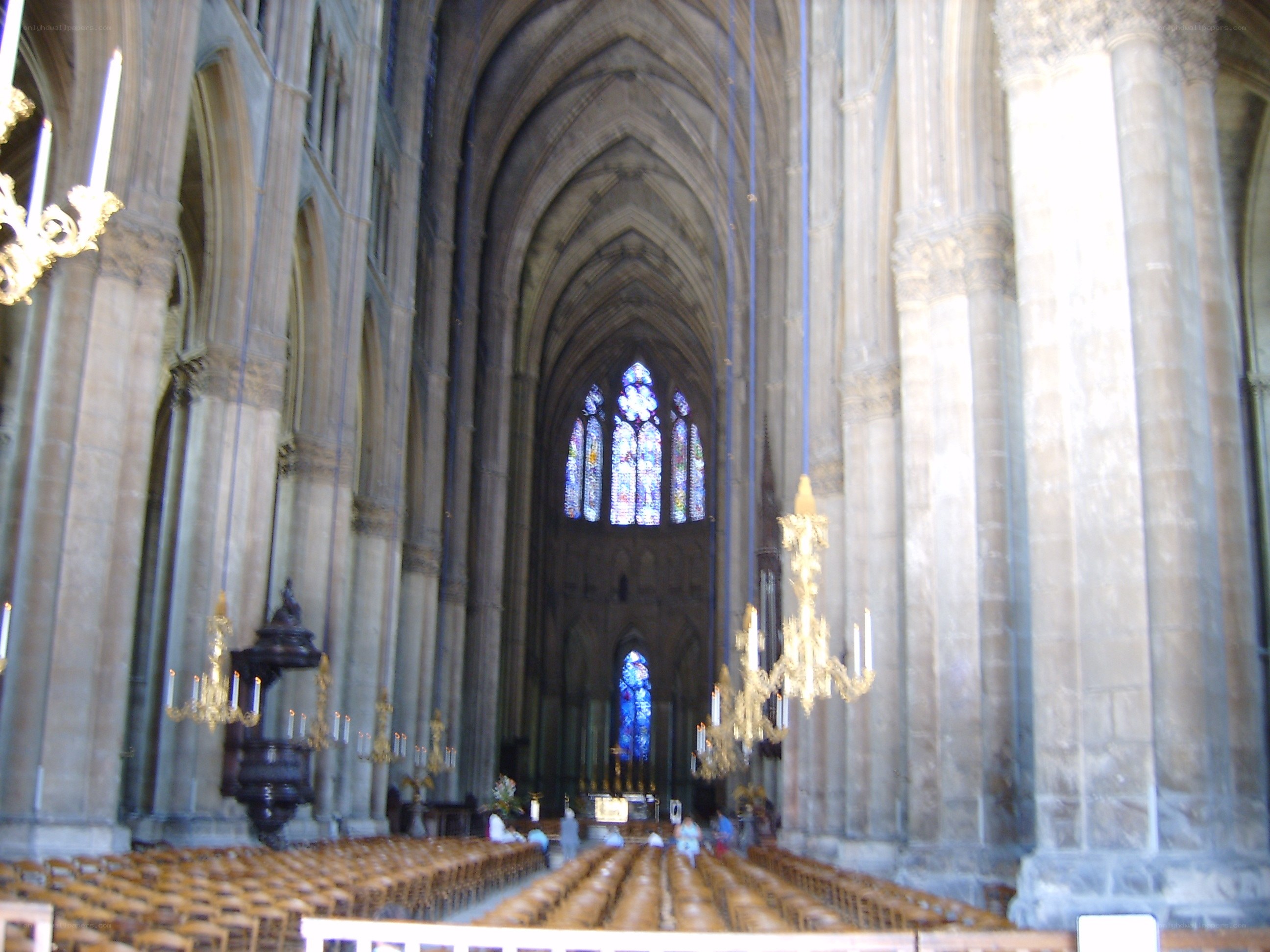 Interior of a cathedral