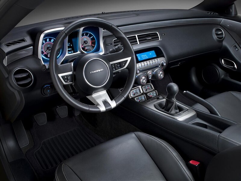 interior of a chevrolet camaro