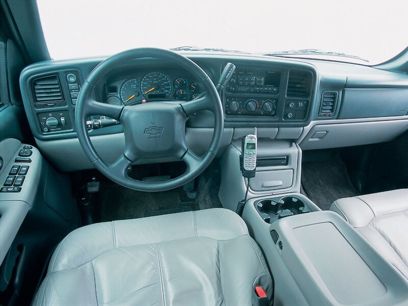 interior of a chevrolet truck
