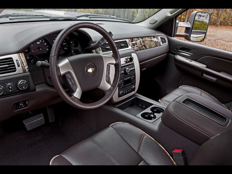 interior of a chevrolet truck