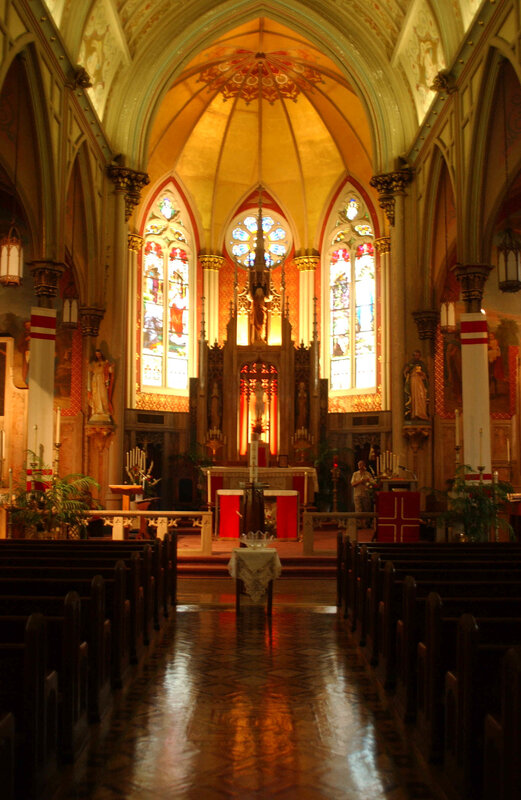 Interior of a church