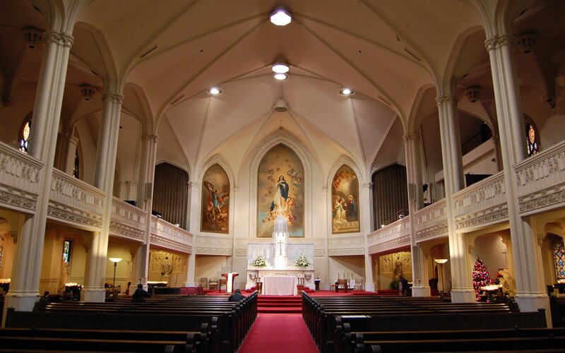 Interior of a church