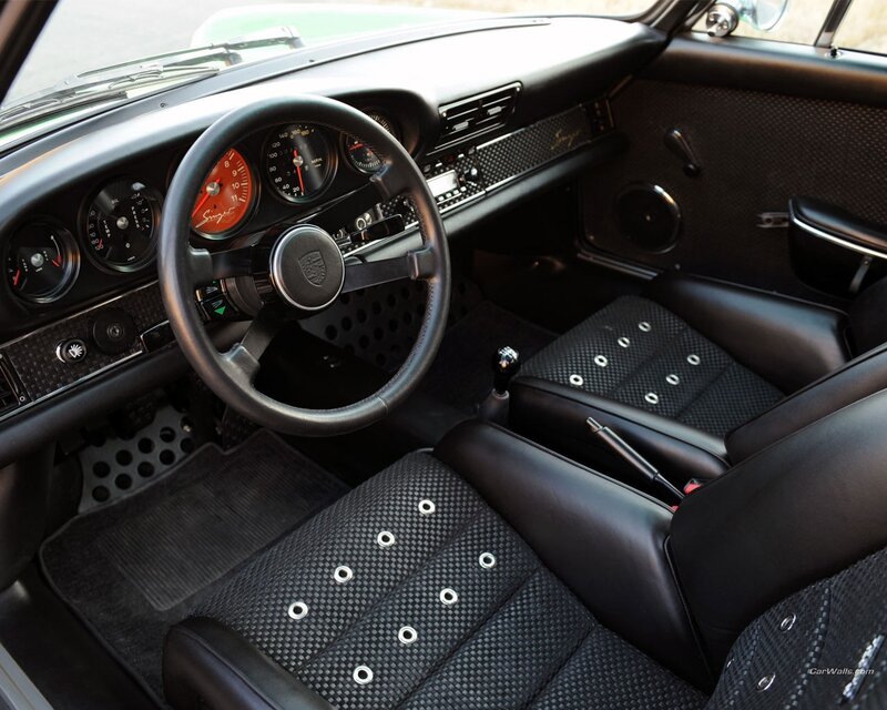Interior of a Classic Car — Black, Neutral, Photograph, Steering Wheel