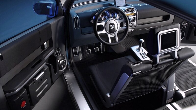 interior of a concept car