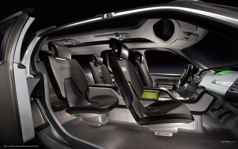 Interior of a Concept Car — Black
