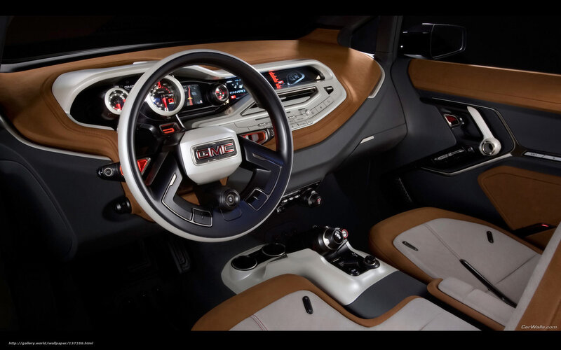 Interior of a Concept Car — Brown, Modern