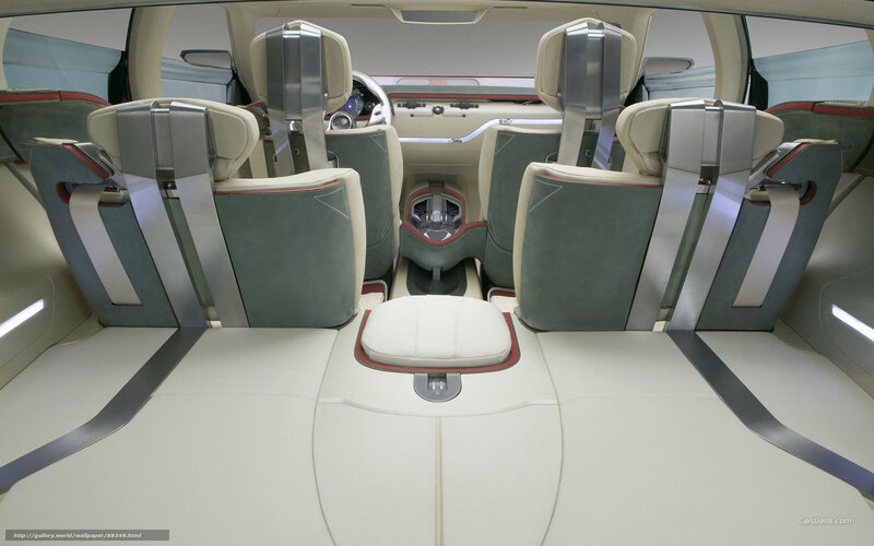 Interior of a Concept Car — White