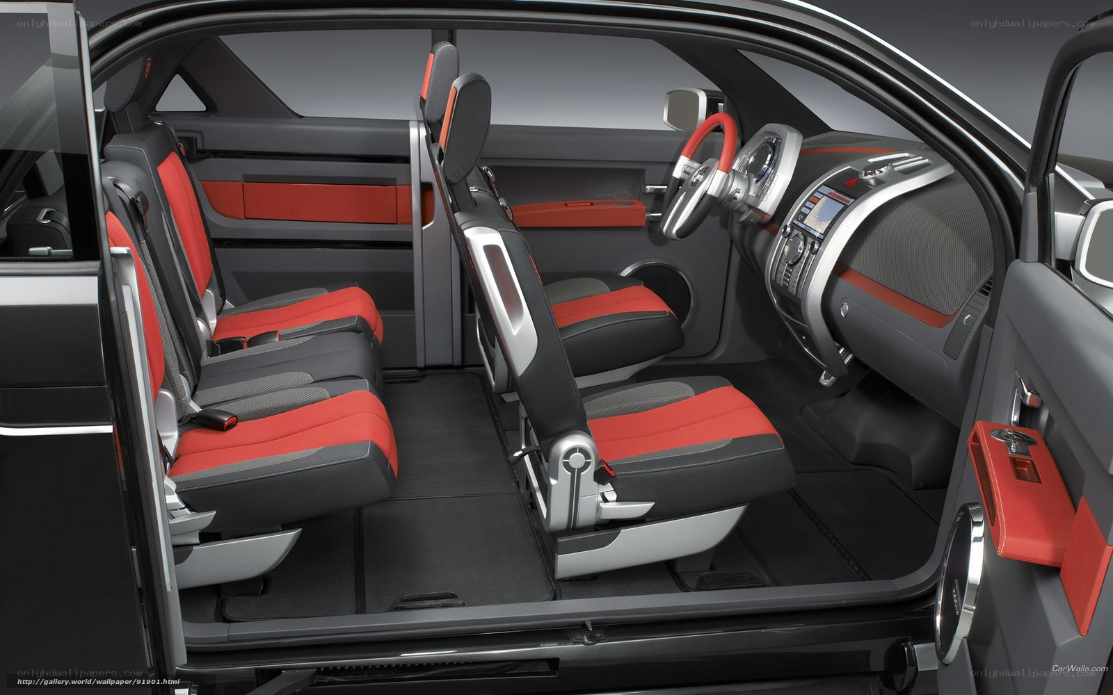 interior of a concept car