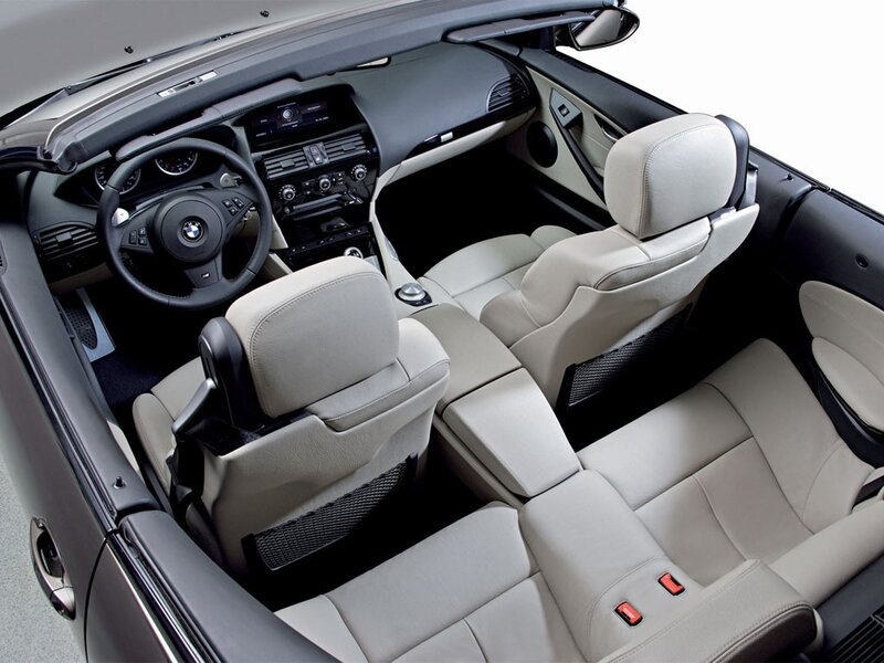 Interior of a Convertible Car — Beige, Neutral, Photograph