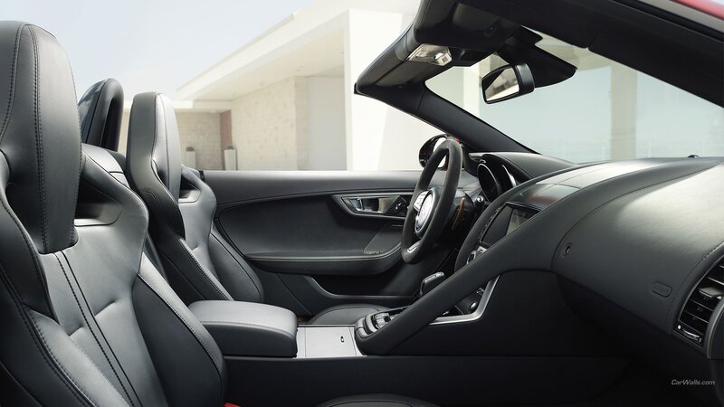 Interior of a Convertible Car — Black