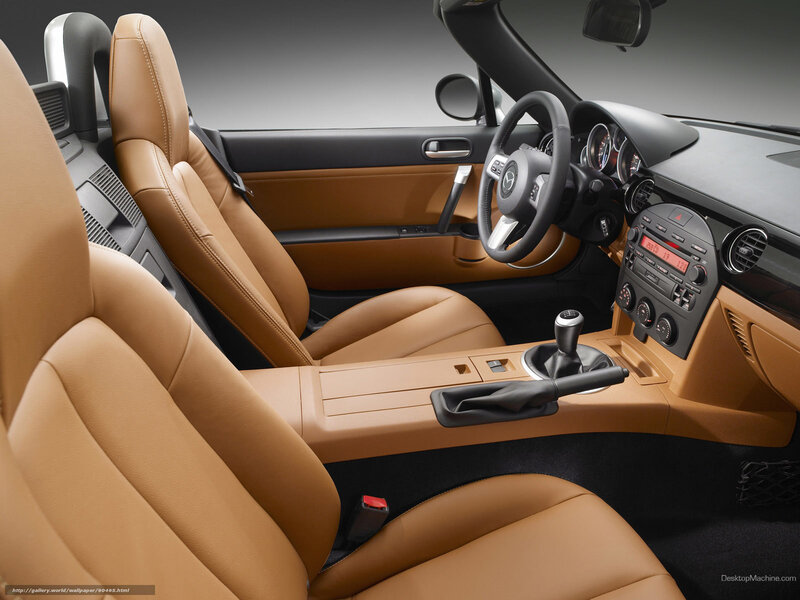 Interior of a Convertible Car — Tan