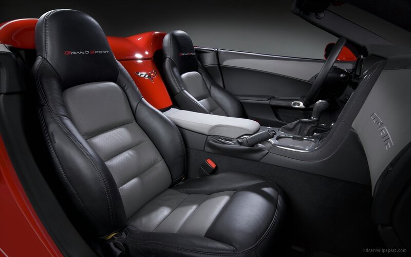 interior of a corvette grand sport