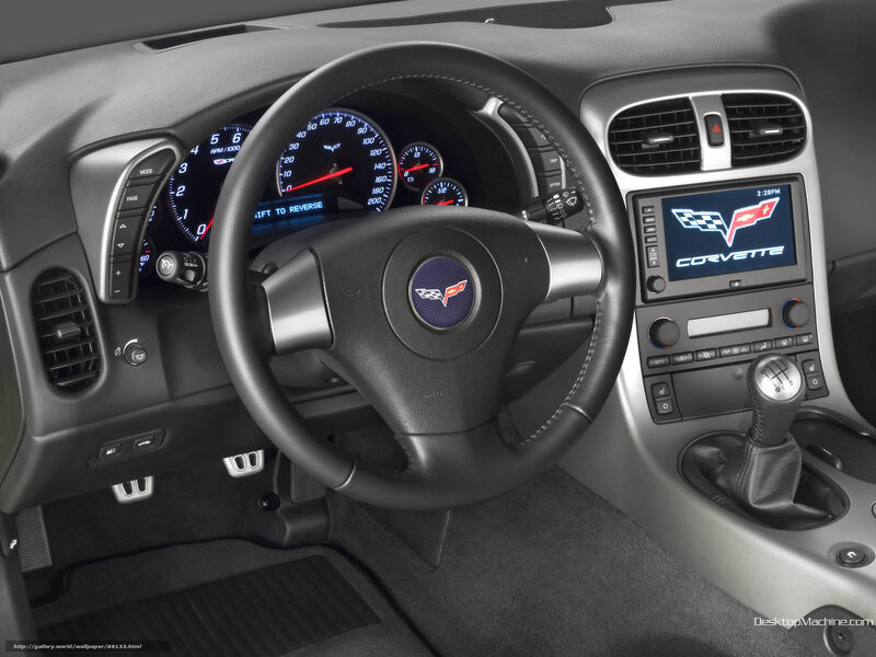 Interior of a Corvette