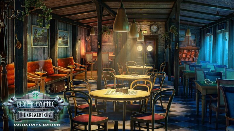 Interior of a Dimly Lit Cafe