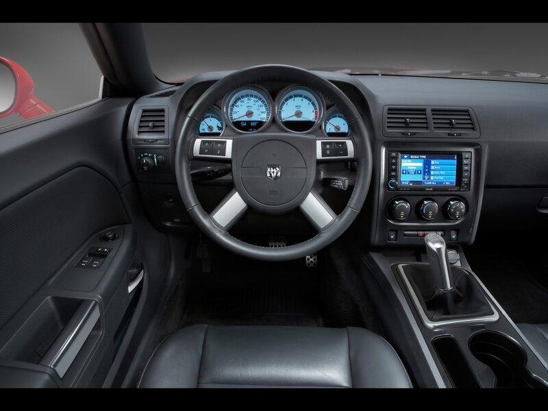 interior of a dodge car