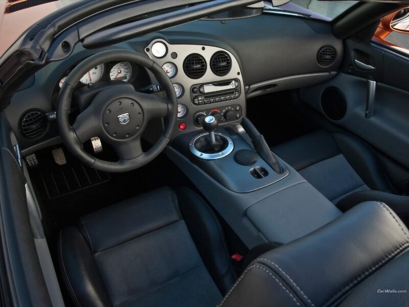 interior of a dodge viper