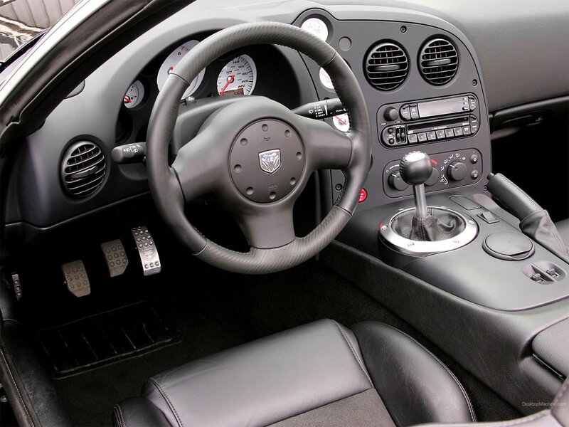 interior of a dodge viper