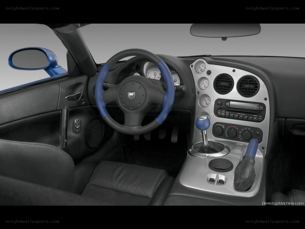 interior of a dodge viper