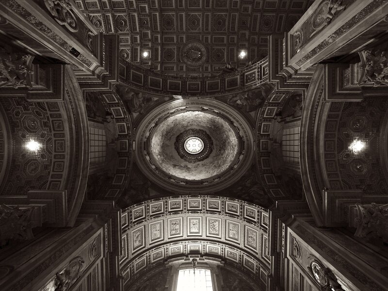 Interior of a Domed Ceiling