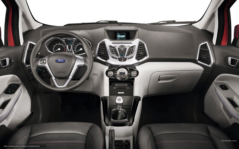 Interior of a Ford Car — Black, Neutral