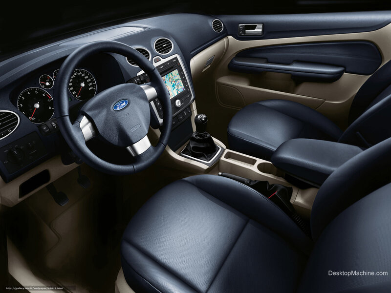 Interior of a Ford Car — Blue