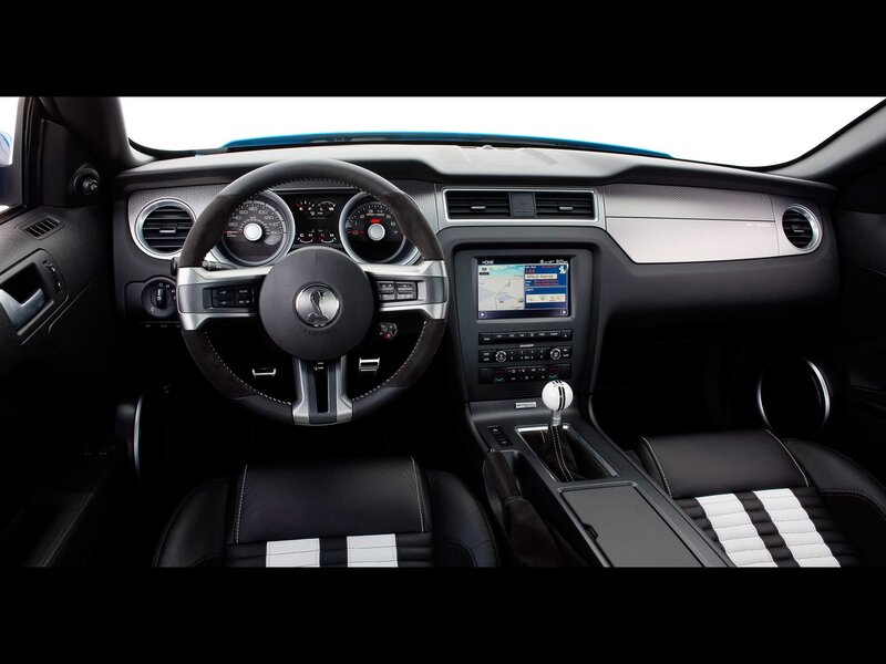 interior of a ford shelby gt500