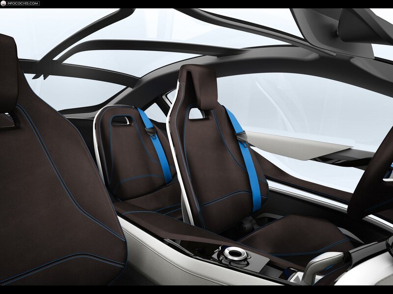 Interior of a futuristic car