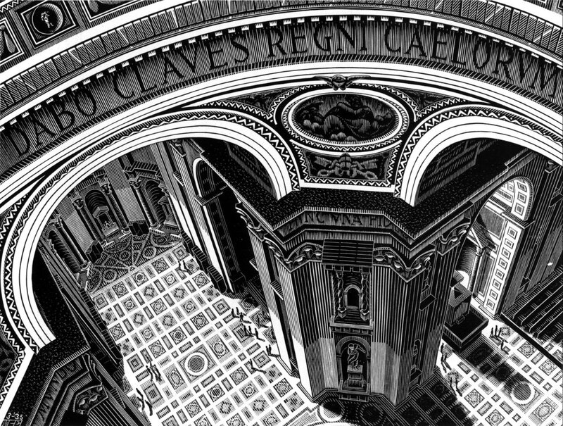 Interior of a grand cathedral
