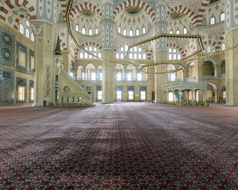 Interior of a grand mosque