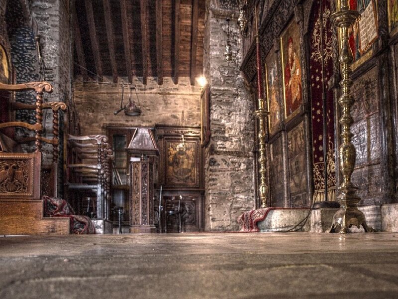 Interior of a historic church