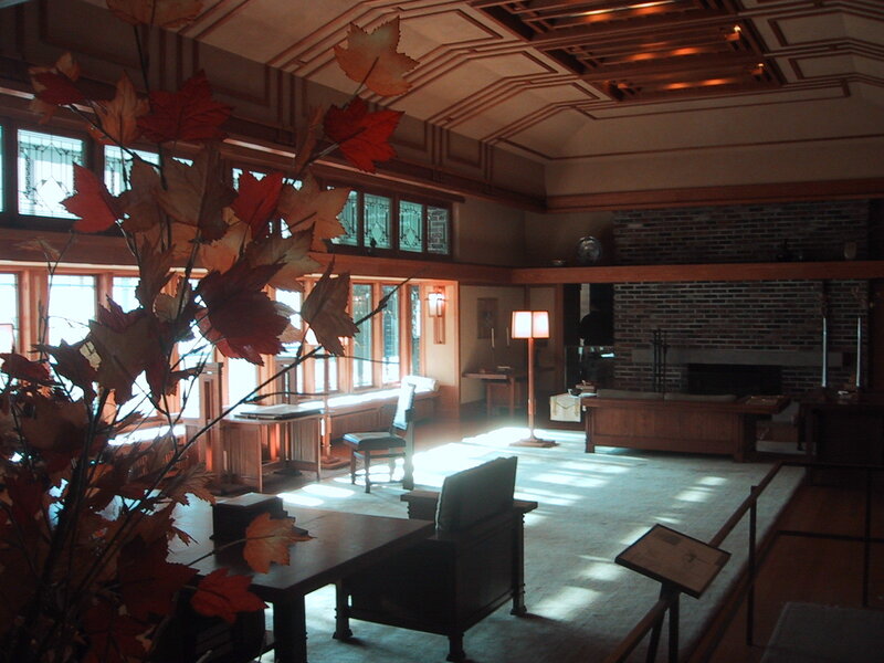 Interior of a historic home
