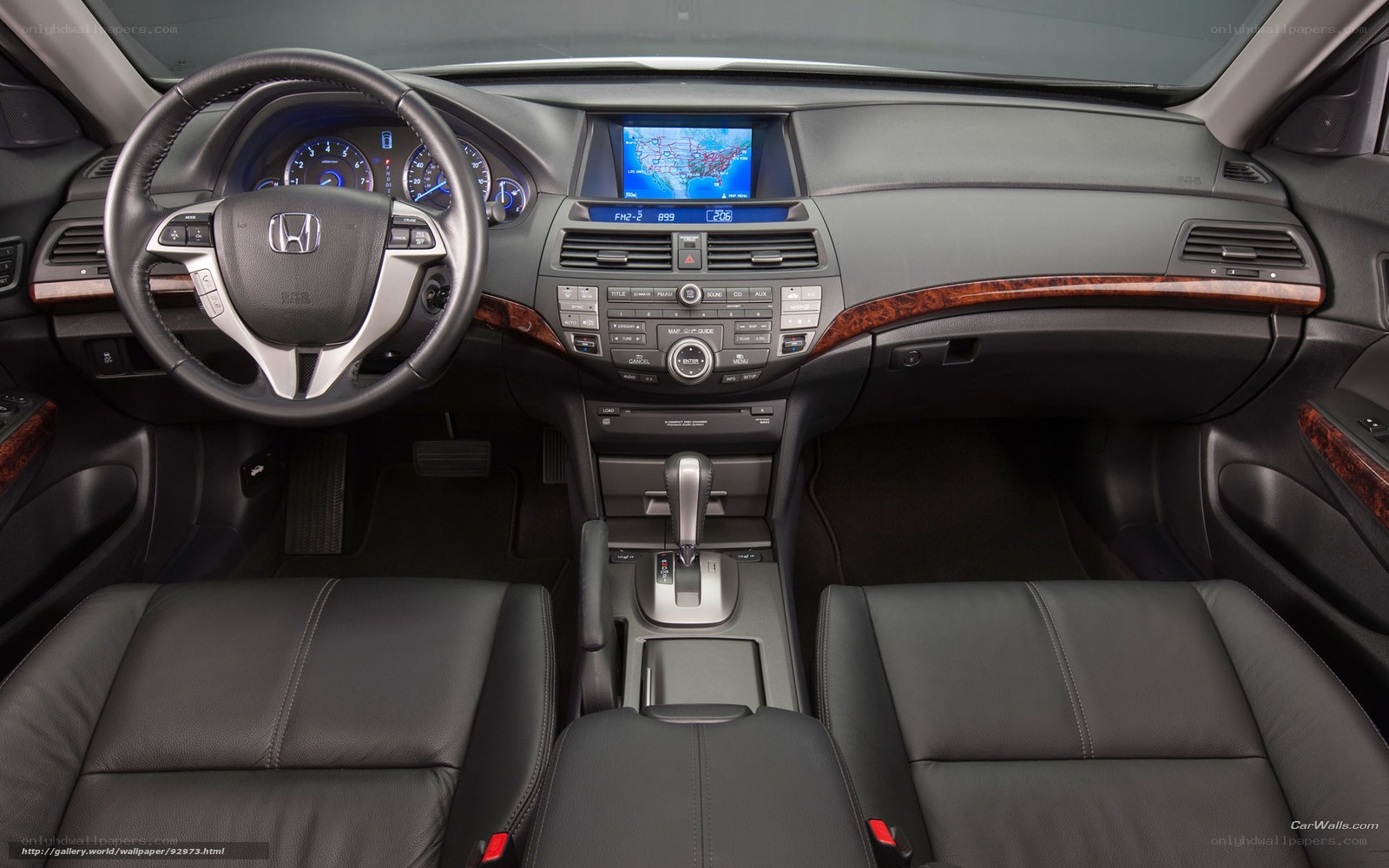 Interior of a Honda Accord