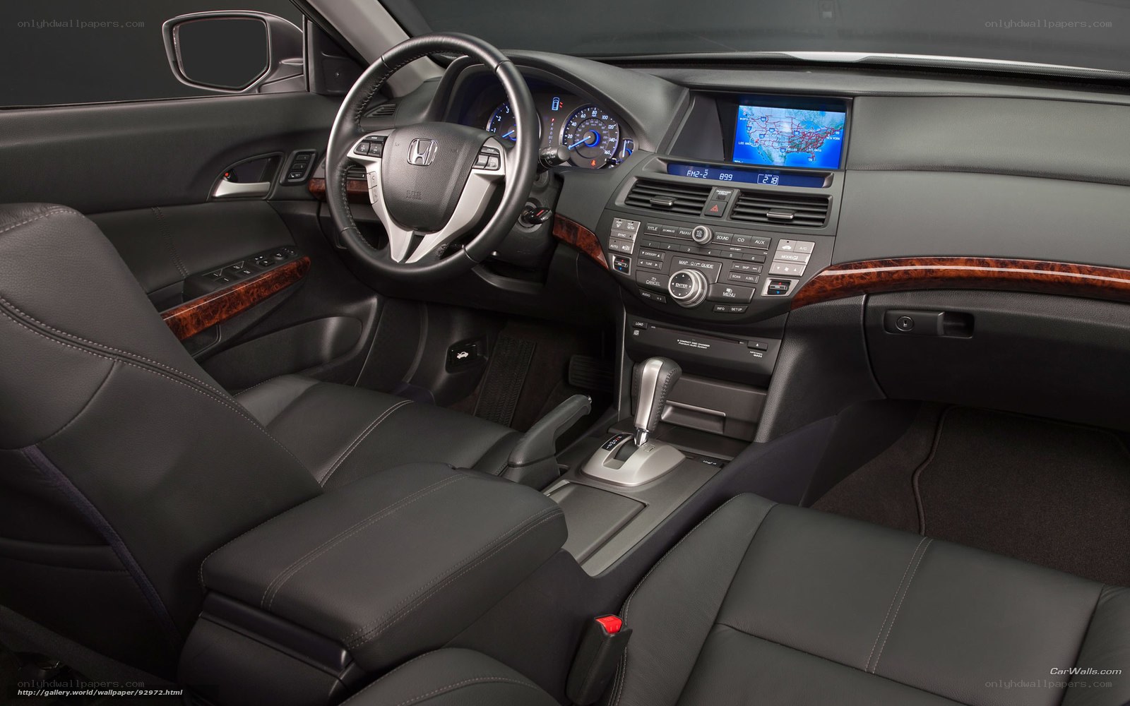 Interior of a Honda Accord
